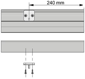 Montageanleitung für Dämpfung mit Selbsteinzug - Bauteile