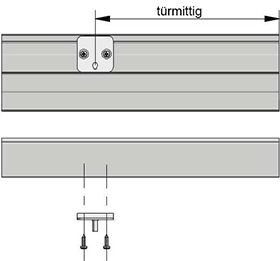Montageanleitung für Dämpfung mit Selbsteinzug - Bauteile